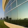 Colored Curved Glass Curtain Wall